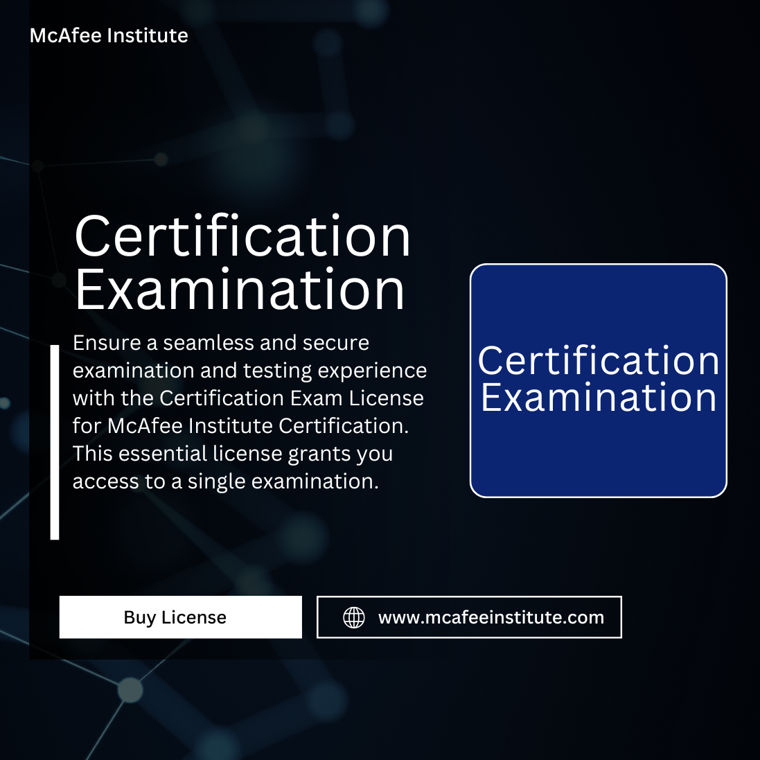 Certification Examination | McAfee Institute