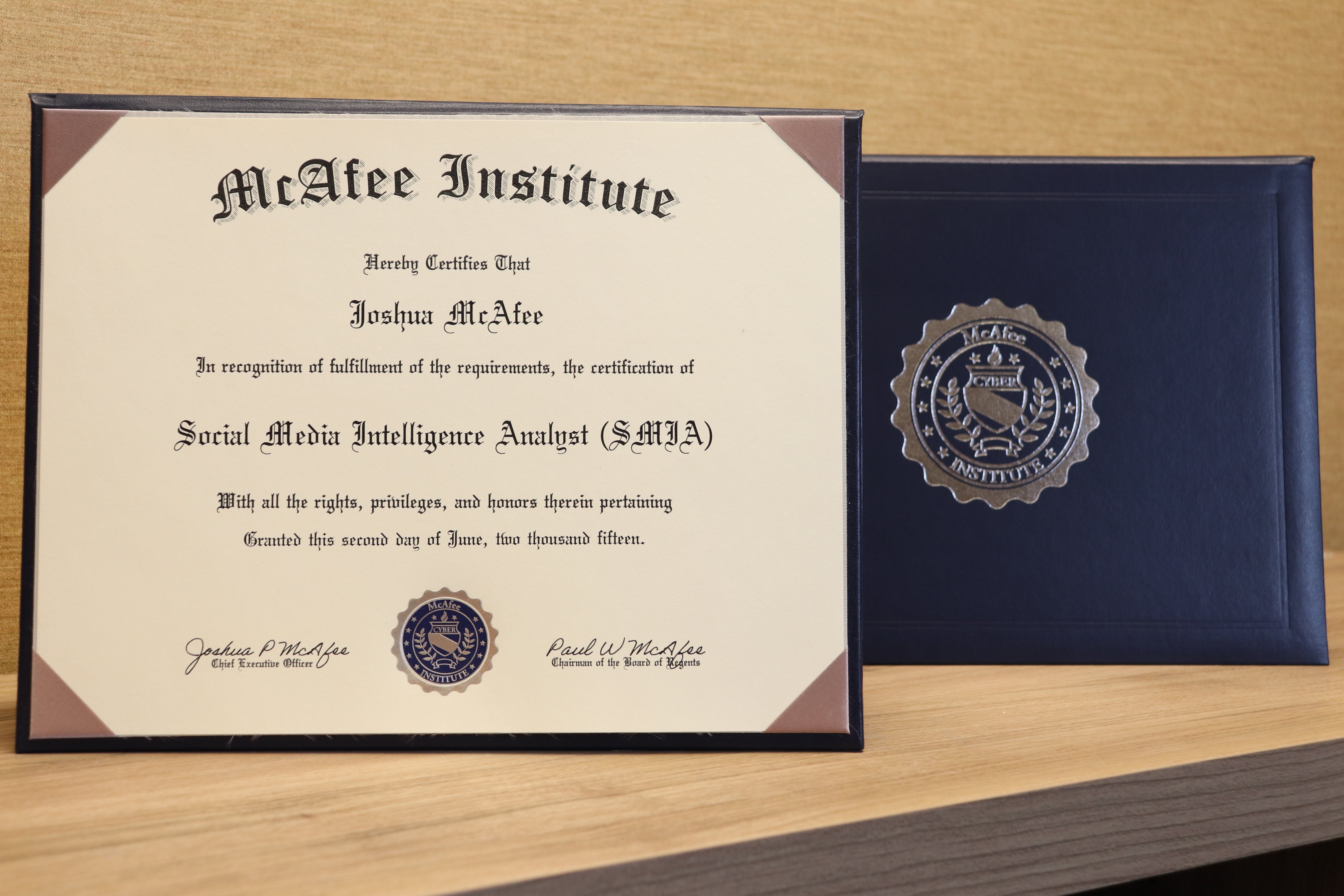 Certified Social Media Intelligence Analyst (SMIA)