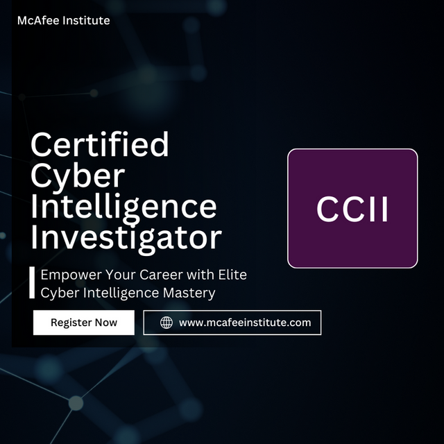 Certified Cyber Intelligence Investigator (CCII)