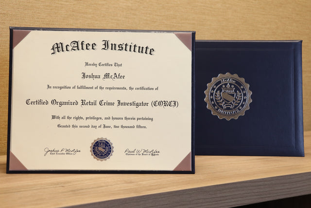 Certified Organized Retail Crime Investigator (CORCI)