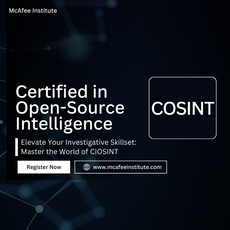 Certified in Open Source Intelligence (C|OSINT)
