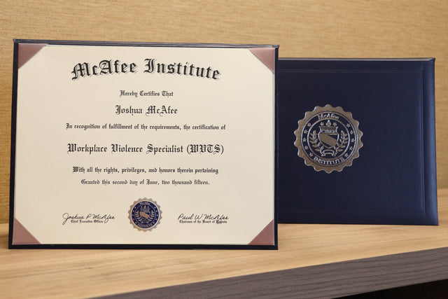 Certified Workplace Violence and Threat Specialist (WVTS)