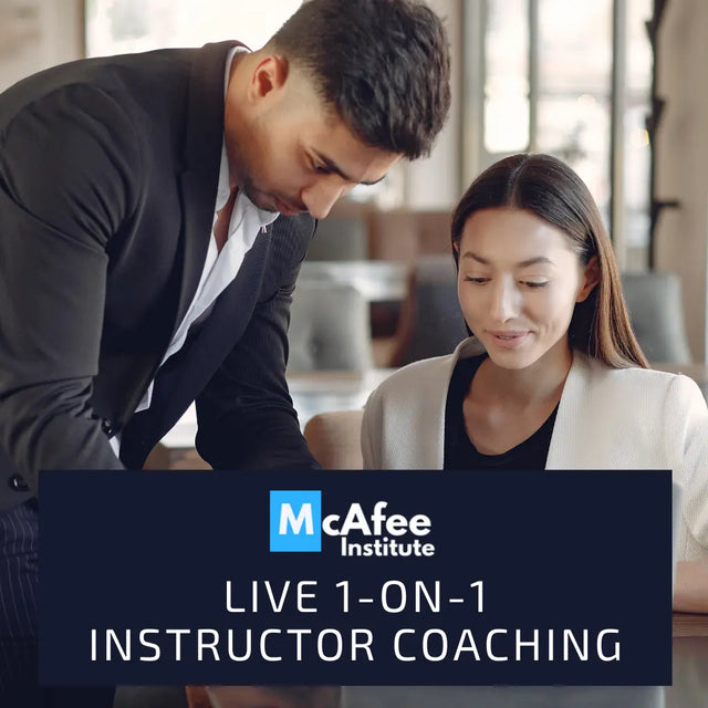 Live Instructor Coaching - McAfee Institute